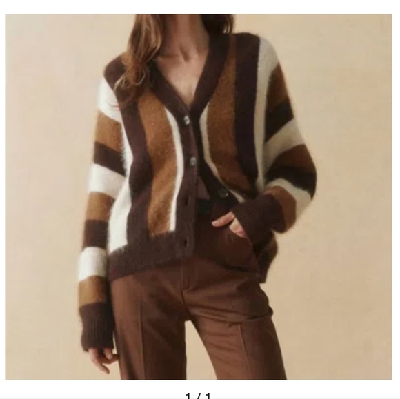 Industry The Great Fluffy Slouch Cardigan - Picture 1 of 13